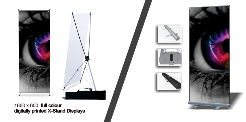 Retractable Banner Displays & X-Stands Displays